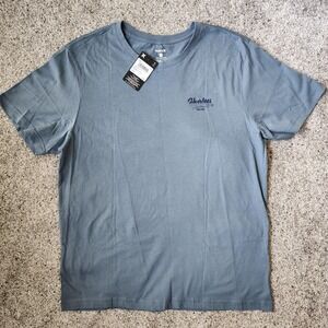 Hurley Shirt Mens Large Blue Crew Neck Surf Van Graphic Logo New With Tags